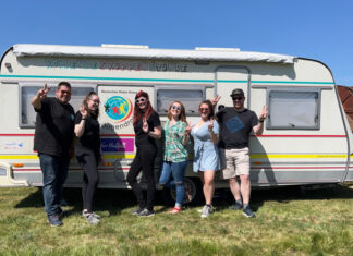 Großes Wiedersehen der Rollenden Gruppenstunde des Jugendrotkreuzes JRK Wiedersehen Rollende Gruppenstunde