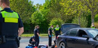 Pkw-Kontrolle durch die Polizei