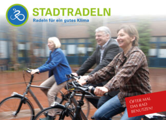 Kann Langenhagen beim Stadtradeln 2022 in der Region noch den dritten Platz einfahren? Plakat Stadtradeln 2022 - Langenhagen