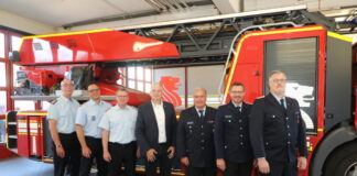 v.l.: Karsten Habermann, Michael Schuster, Thorsten Kafurke, Mirko Heuer, Thomas Ajrumow, Arne Boy, Oliver Schütte.