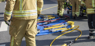 Hydraulisches Rettungsgerät der Feuerwehr