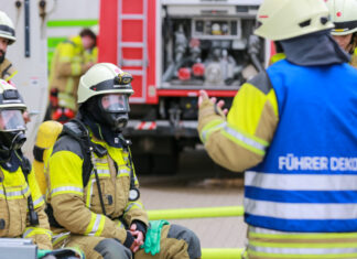 Langenhagener Feuerwehr – Gefahrguteinsatz in der Münchner Straße Gefahrguteinsatz in der Münchner Straße.
