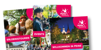 Plakat: Mit bunter Vielfalt und Kultur präsentiert sich Peine am kommenden Wochenende auf dem Tag der Niedersachsen in Hannover.