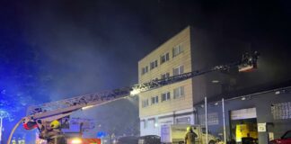 Brand in der Büttnerstraße.