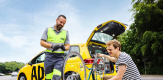 ADAC - Pannenhilfe am Fahrrad
