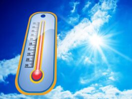 Grafik Sonne - Thermometer