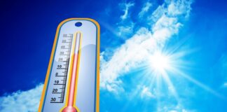 Grafik Sonne - Thermometer