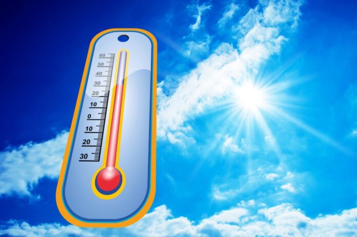 Grafik Sonne - Thermometer