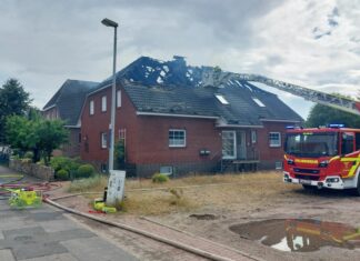 Dachstuhlbrand in Elze Feuerwehreinsatz