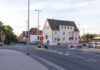 Ampel regelt aktuell noch Verkehr im Baustellenbereich auf dem Reuterdamm.