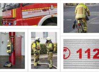 Feuerwehr Langenhagen – Ehrenamt – Ein ganz normaler Tag? Feuerwehr - Collage - verschiedene Fotos
