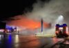 Großbrand auf der Deponie Hannover-Lahe.
