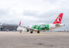 BioFuel Flugzeug der Türkish Airlines