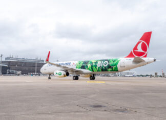 Verlässlicher Partner: Turkish Airlines feiert Jubiläum am Hannover Airport BioFuel Flugzeug der Türkish Airlines