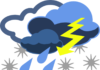 Grafik Gewitterwolke