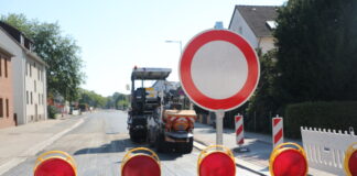 Baustelle-Vollsperrung
