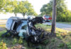 Unfall zwischen Großgoltern und Barsinghausen. PKW prallt gegen Baum.
