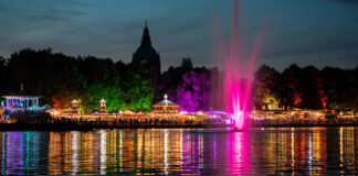 Maschseefest 2022 in Hannover - Abendstimmung am Nordufer
