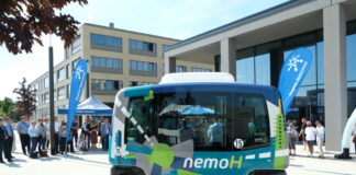 Einsatz für nemoH: Region Hannover testet autonomen Shuttlebus