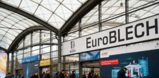 Messeeingang zur EuroBLECH