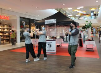 Es wird sportlich im CCL Auch Kampfsport wird live im CCL vorgeführt.