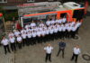 Hannovers Erster Stadtrat und Feuerwehrdezernent Axel von der Ohe sowie der Leiter der Feuerwehr, Dieter Rohrberg, haben am Montag 40 Auszubildende auf der Feuer- und Rettungswache 2 begrüßt.