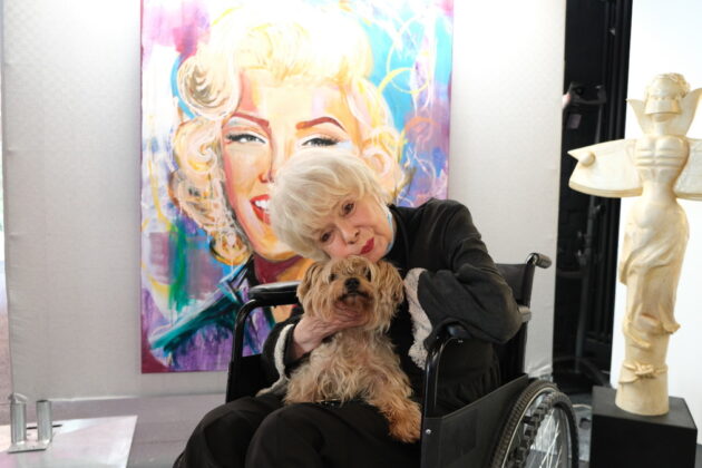 Marilyn Monroe Sonderausstellung im Kunstladen Hannover. Zur Eröffnung der Ausstellung mit Special Guest Ingrid Steeger.