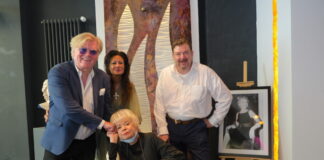 Marilyn Monroe Sonderausstellung im Kunstladen Hannover. Zur Eröffnung der Ausstellung mit Special Guest Ingrid Steeger.