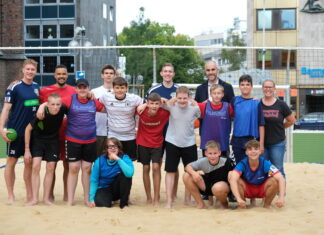 Bewegungs(T)räume Innenstadt – Sportliche Höhepunkte an der Marktkirche Beachfeld an der Marktkirche
