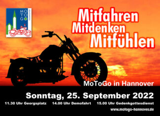 17. MoToGo startet am nächsten Sonntag in Hannover MoToGo Plakat 2022