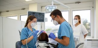 Studentische Zahnbehandlung