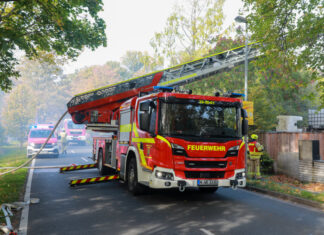 Wohnhausbrand in Wedemark-Wennebostel Feuerwehreinsatz