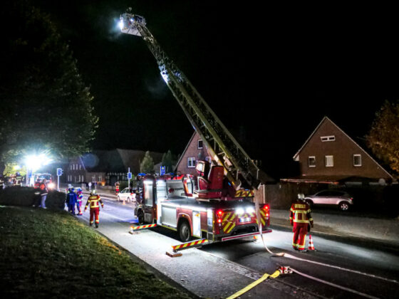 Feuerwehrübung in Isernhagen