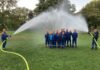 Die Fotos zeigen beispielhaft die Jugendfeuerwehr Heitlingen bei ihrer Übung im Badepark.
