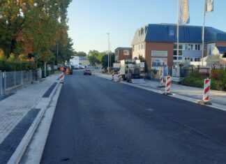 Sperrung des nördlichen Teils der Hans-Böckler-Straße am 23. Oktober Bauarbeiten Hans-Böckler-Straße