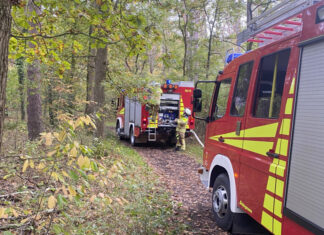 Schwelbrand am Waldkaterweg Feuerwehreinsatz