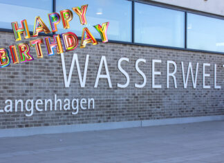 Wasserwelt feiert ihr fünfjähriges Bestehen mit abwechslungsreichem Programm Wasserwelt Langenhagen - Happy Birthday