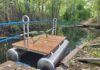 Neue Seilfähre im Kinderwald