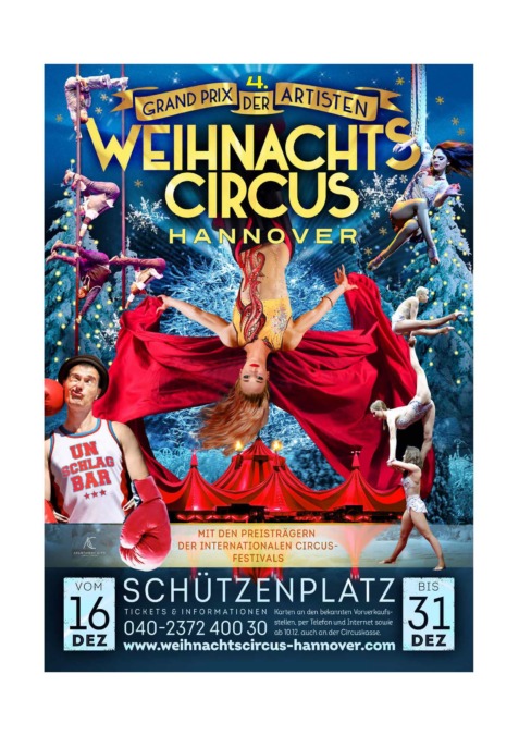 Weihnachts-Circus Hannover - Plakat 2022