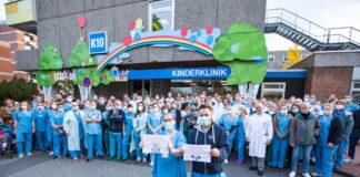 Protest MHH-Kinderklinik