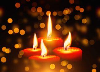 Unachtsamkeit im Umgang mit Kerzen ist häufige Brandursache Kerzen / Advent