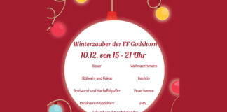 Plakat Winterzauber der Ortsfeuerwehr Godshorn
