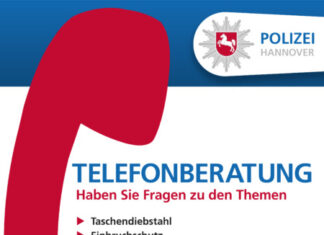 Infotelefon der Polizeidirektion Hannover für Bürgerinnen und Bürger im Dezember Plakat: Infotelefon der Polizeidirektion Hannover im Dezember erreichbar.