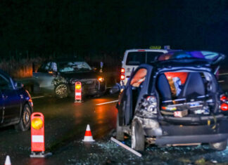 Schwerer Verkehrsunfall auf dem Messeschnellweg Verkehrsunfall