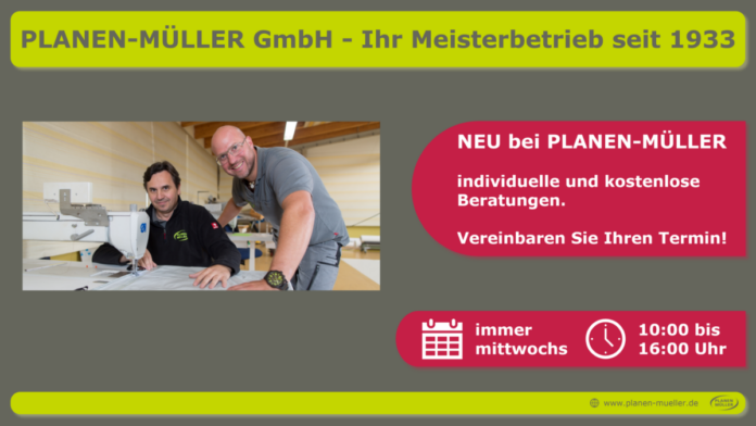 Poster - Beratungstag bei Planen Müller GmbH