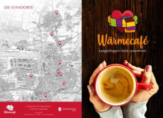 Advents-Café bei win e.V. im Quartierstreff Wiesenau Plakat Advents-Café