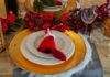 Gedeckter Weihnachtstisch - Esstisch