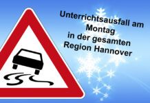 Schulausfall: Kein Präsenzunterricht am Montag in Region und Stadt Hannover Glatteiswarnung