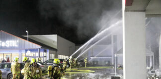 Brand Einkaufszentrum Wülfel