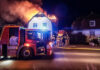 Dachstuhlbrand in Schulenburg
